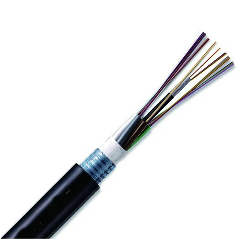 GYTS Outdoor Fiber Optic Cable Steel Wire Strength Member HDPE Armoured Fiber Optic Cable GYTS/GYTA