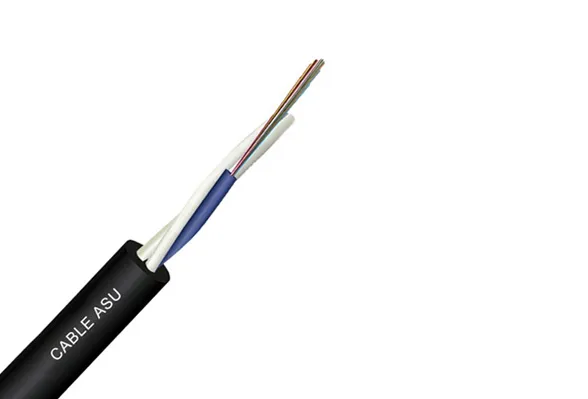 Outdoor optical cable Adss Asu 4 8 12 24 Core Mini Adss Span 80-150m Non Metallic Sm Aerial Fiber Cable