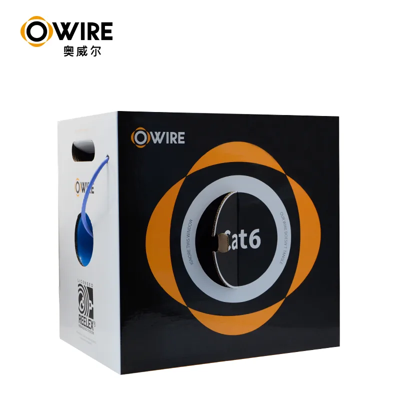 Owire Solid F/UTP 305m Box 1000Ft Outdoor Jelly Filled Ftp Cat6 Cable