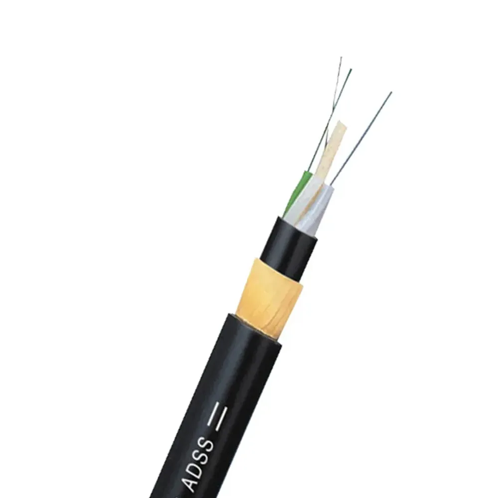 ADSS dual double jacket sheath aramid yarn All Dielectric Self-Supporting Optical Fiber Cable 2-288 core Manufacturer