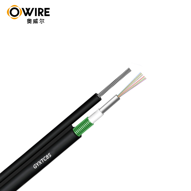 1-24 core Non-metallic Central Loose Tube Optical Fiber Cable GYFXTY Manufacturer