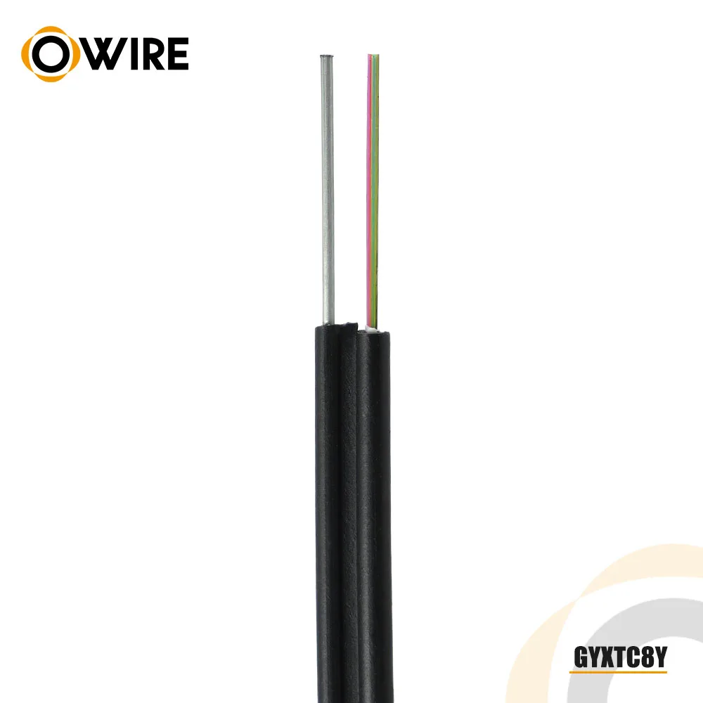 Fig8 Central Loose Tube FTTH Fiber Optic Fiber Cable GYXTC8Y-2/4/6/8/12B1.3