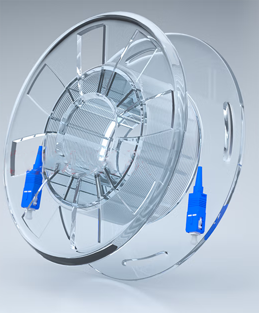 Invisible single 1 core simplex Optical Fiber Cable GJJV/P-1C
