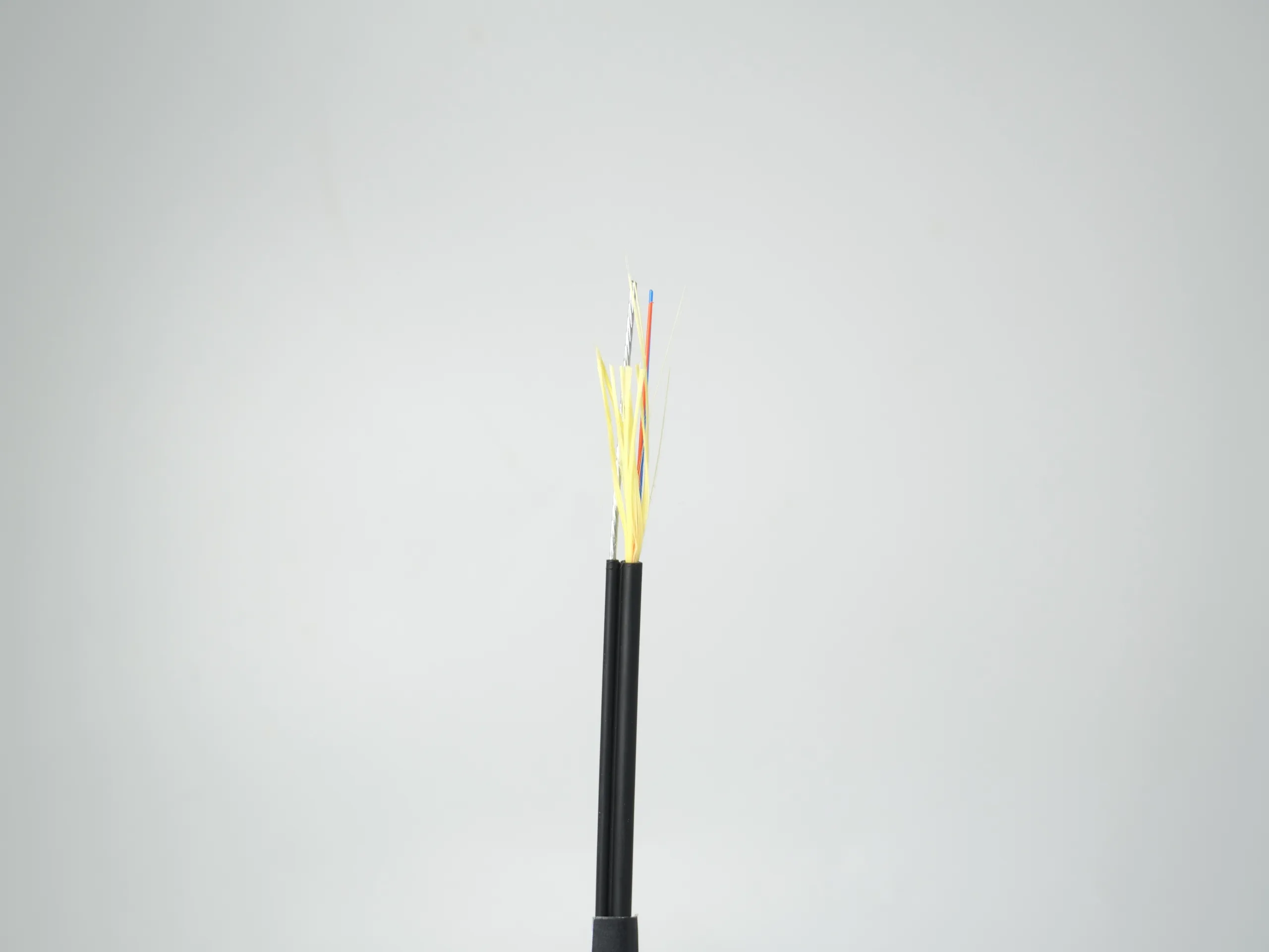 Figure Fig 8 Tight Buffer Messeger Hanging Single Mode Multimode Overhead Fiber Optic Cable