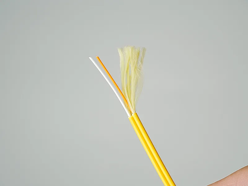 Dual 2 core Duplex Tight buffer Aramid yarn Optical Fiber Cable (GJFJBH/V）