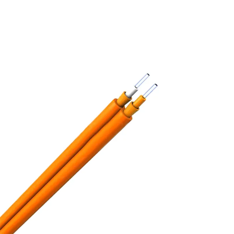 Dual 2 core Duplex Tight buffer Aramid yarn Optical Fiber Cable (GJFJBH/V）