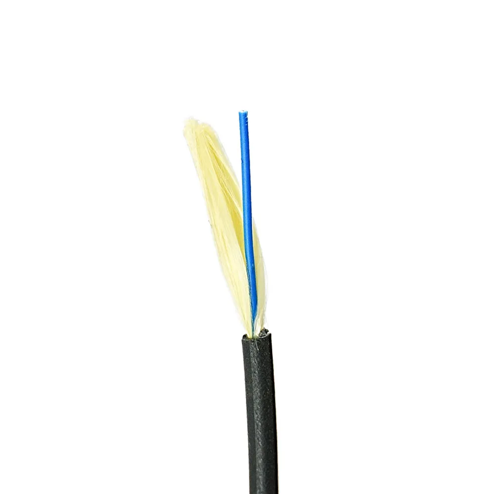 FTTH self-supporting simplex tight buffer Aramid yarn single mode indoor optical fiber Cable GJYFJU/GJYFJH