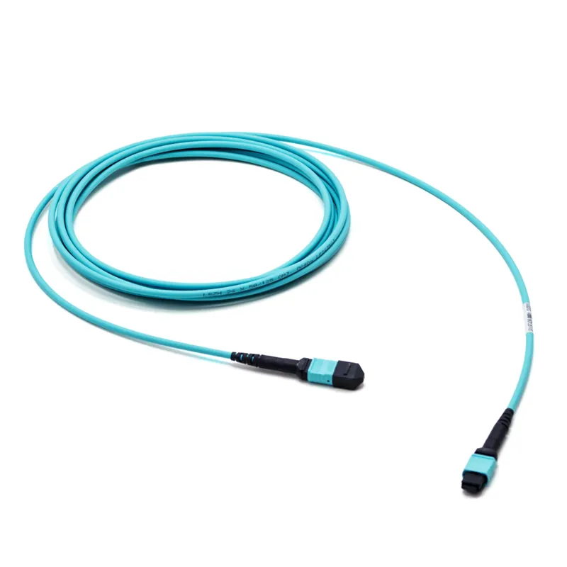 OS2 Multimode OM3 OM4 MPO to MPO Fiber Patch Cord 8 12 24 Fiber MPO Trunk Cable