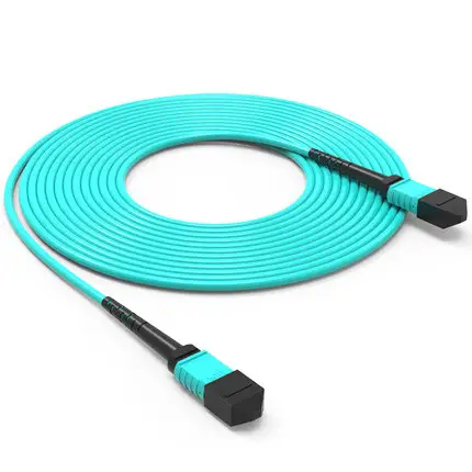 12 Fibers MPO MTP OM4 Trunk Cable Type B Plenum OFNP MTP-MTP MPO-MPO OM4 Multimode Elite Trunk Cable