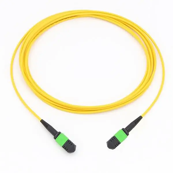 24 Fibers OS2 SM Single Mode MTP-MTP Cable  24 Fibers Type A Plenum OFNP Elite MPO Trunk Cable