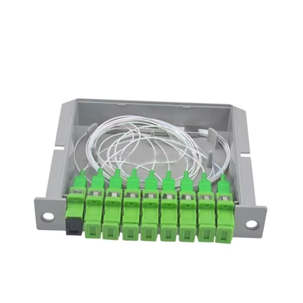 1×8 SM Passive 900um G.657A Fiber SC/APC PLC Splitter