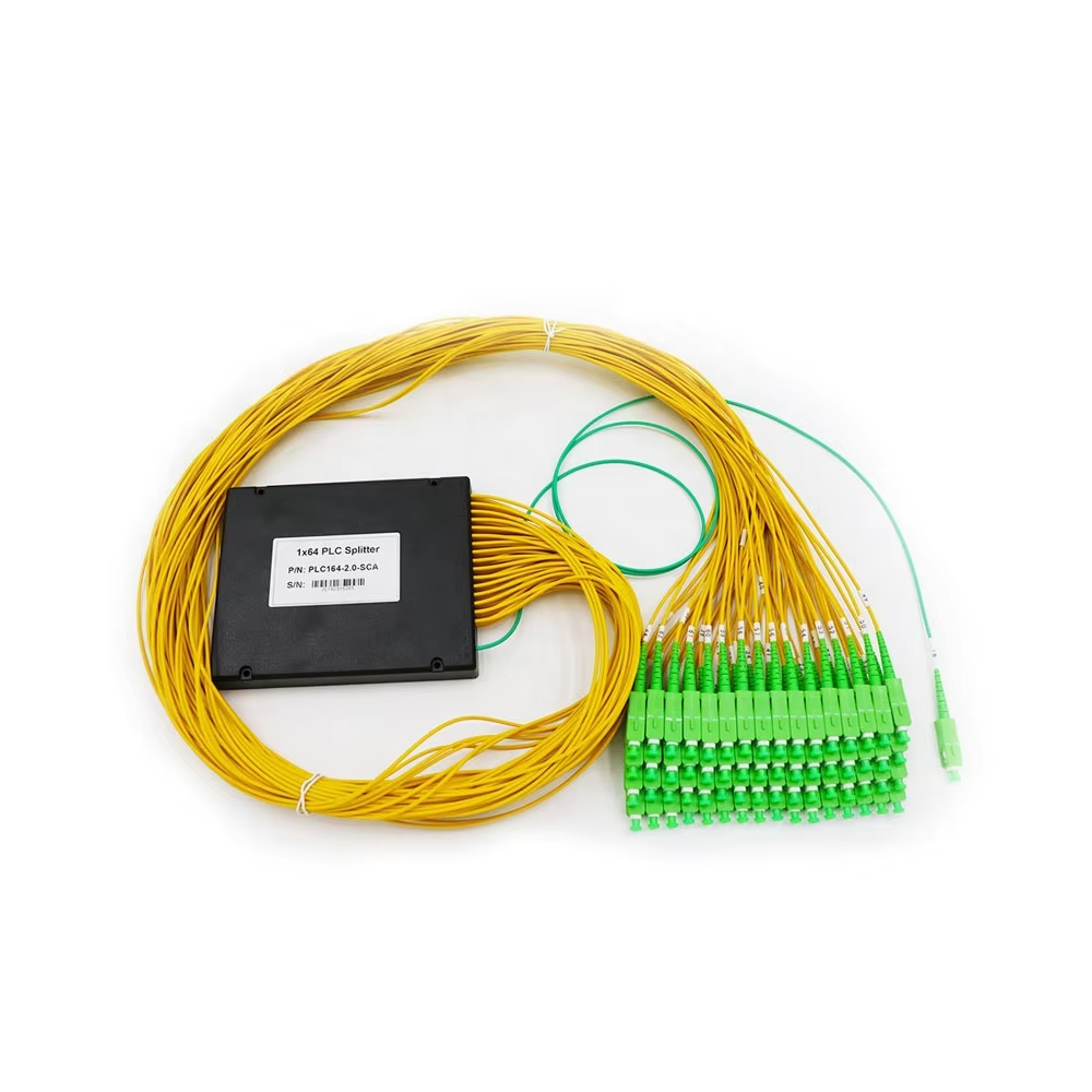1 x 64 Single Mode SC/APC Fiber Optic PLC Fiber Splitter