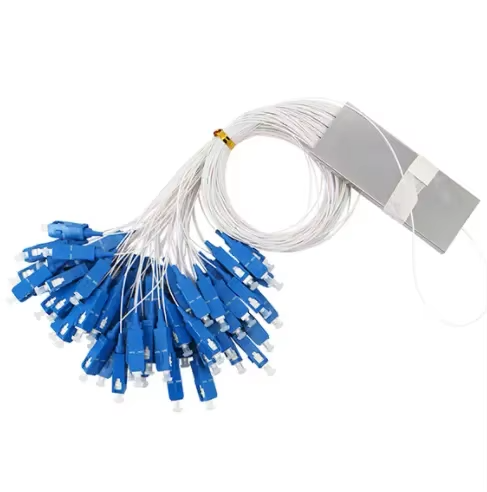 1*64 Way Single modeSC/APC – SC/APC Steel Pipe Square Fiber Splitter