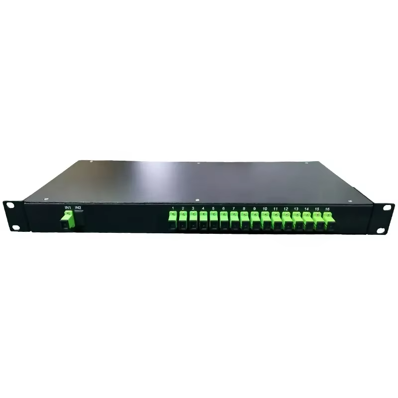 FTTH ODF Rack mount 1×8,  1×16,  1×32,  1×64,  Fiber Optic PLC Splitter