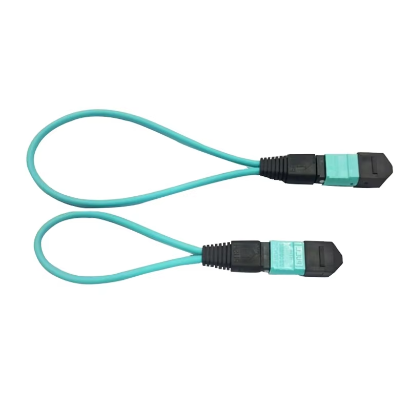Multimode Fiber Optic MPO Loopback Cable