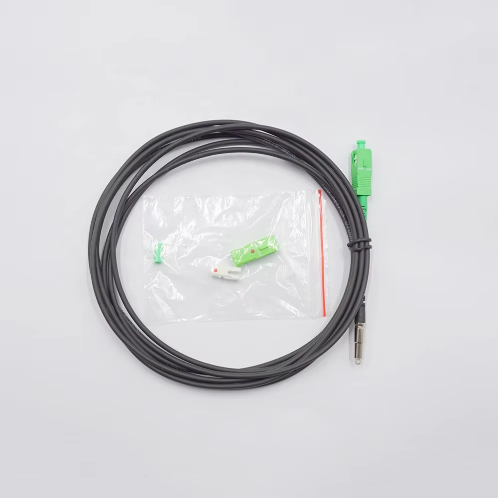 SC/APC Single Mode 3.0mm Through Wall Fiber Optic Patch Cord