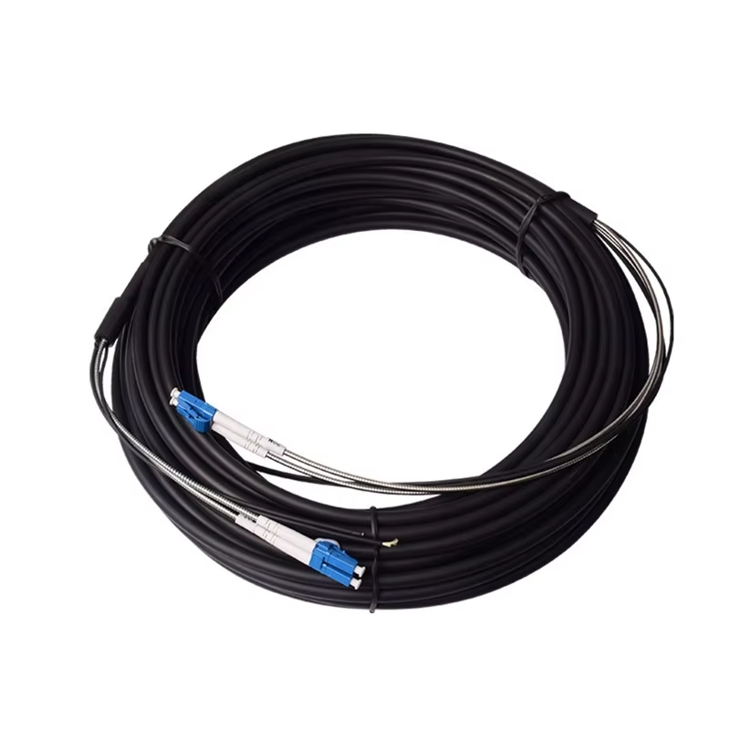 FTTA 5g Armored waterproof fiber patch cord sm om2 om3 OM4 OM5  cpri optical cable with LC/SC/FC/ST connector
