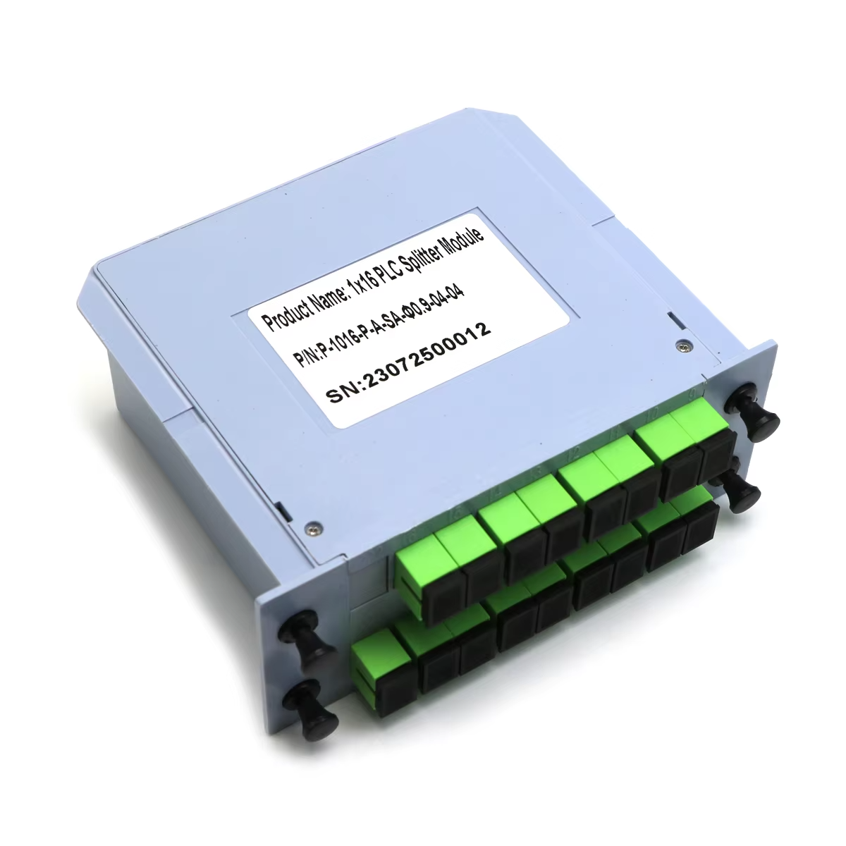 1 x 8 1 x 16 1 x 32 LC SC UPC APC Cassette Type ABS Box Insert PLC Fiber Optic Splitter