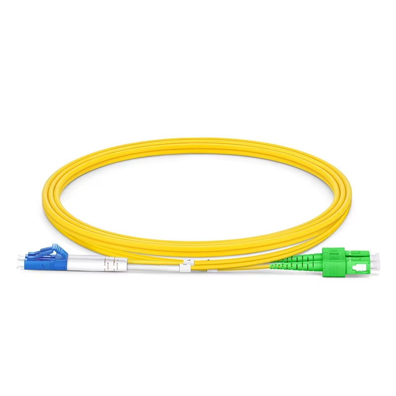 SC/APC-LC/UPC Fiber Patch Cord SM OS2 DX 2.0mm 3.0mm Fiber Optic Patch Cord