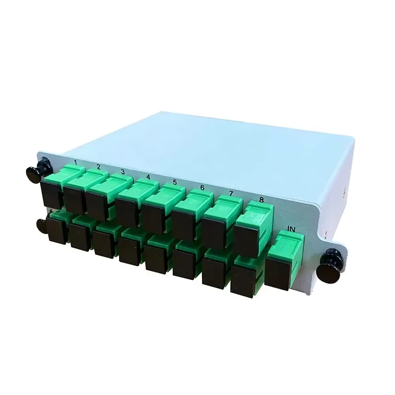 Passive plc splitter with sc connector 1×16 fiber optic cassette splitter
