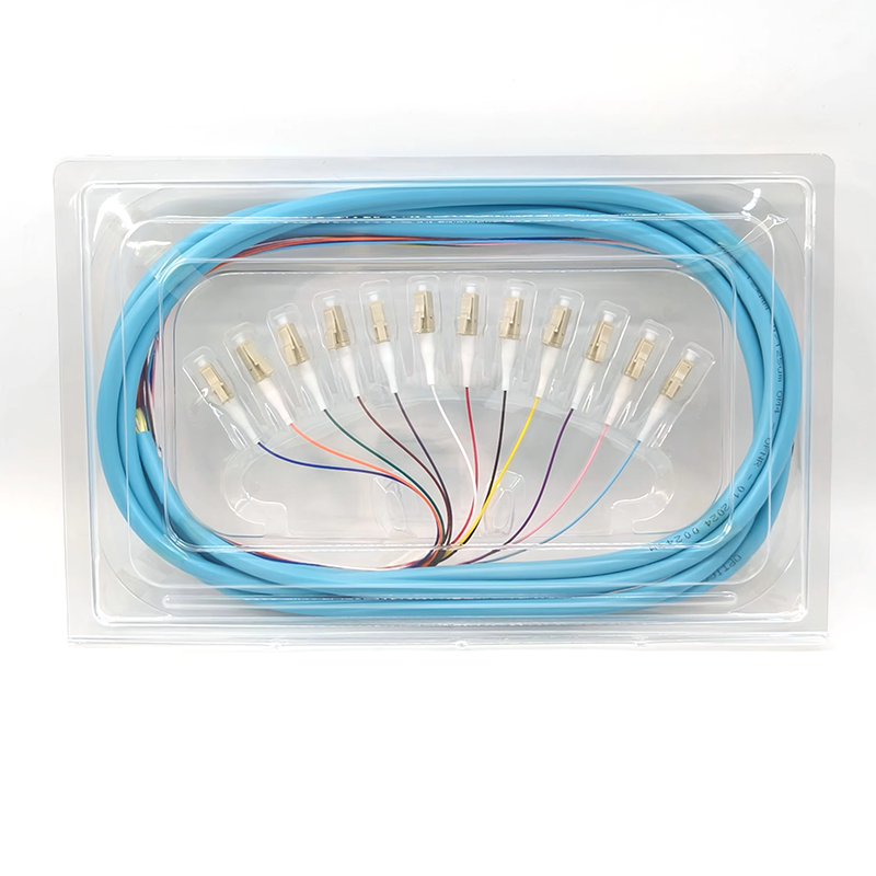 LC/UPC OM4 Multimode PVC /  LSZH Fiber Optic Pigtail