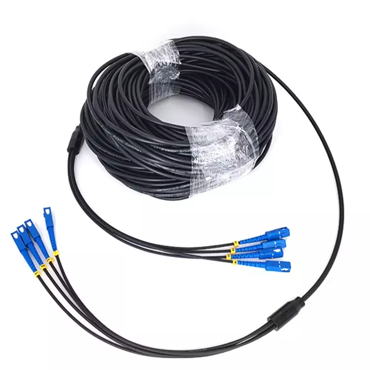 Armored LC SC FC ST APC UPC PATCH CORD Drop Cable Fiber Patch Cord