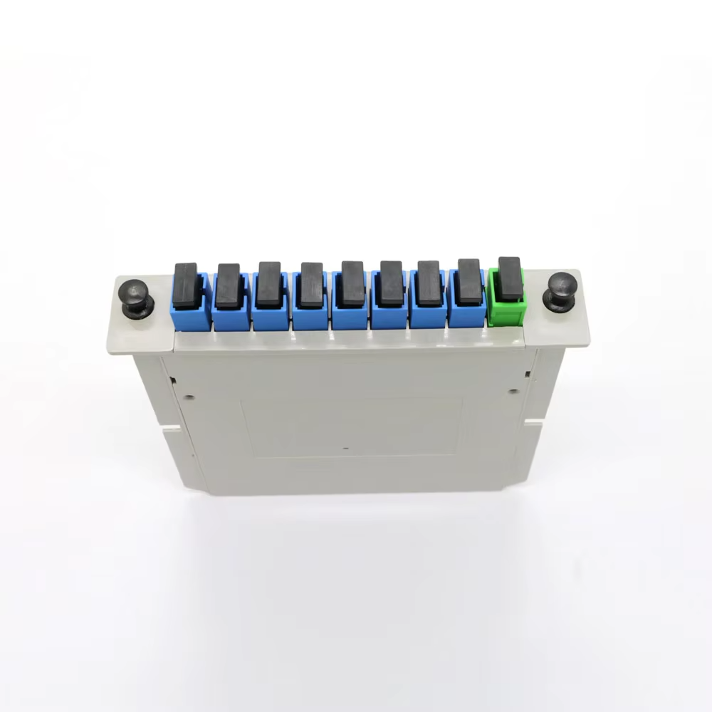 1×8 way EPON Passive Optical Splitter SC/UPC APC Fiber PLC Splitter Box