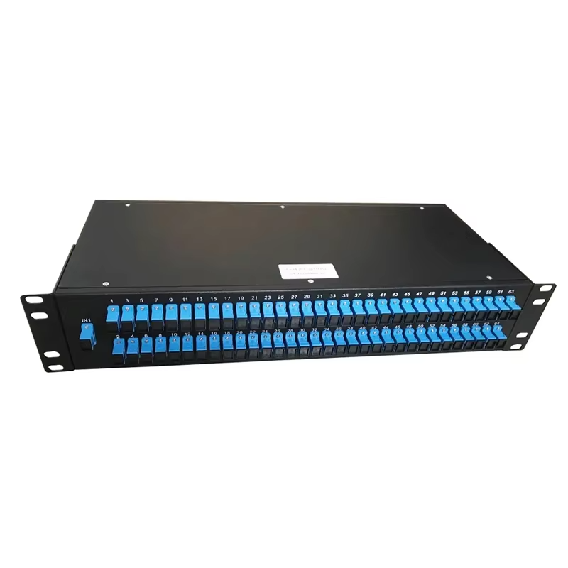 1U 2U rack mount 1×2, 1×4, 1×8, 1×16, 1×32, 1×64 plc splitter