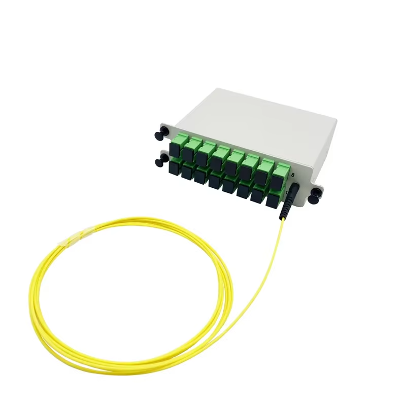 Passive plc splitter with sc connector 1×16 fiber optic cassette splitter