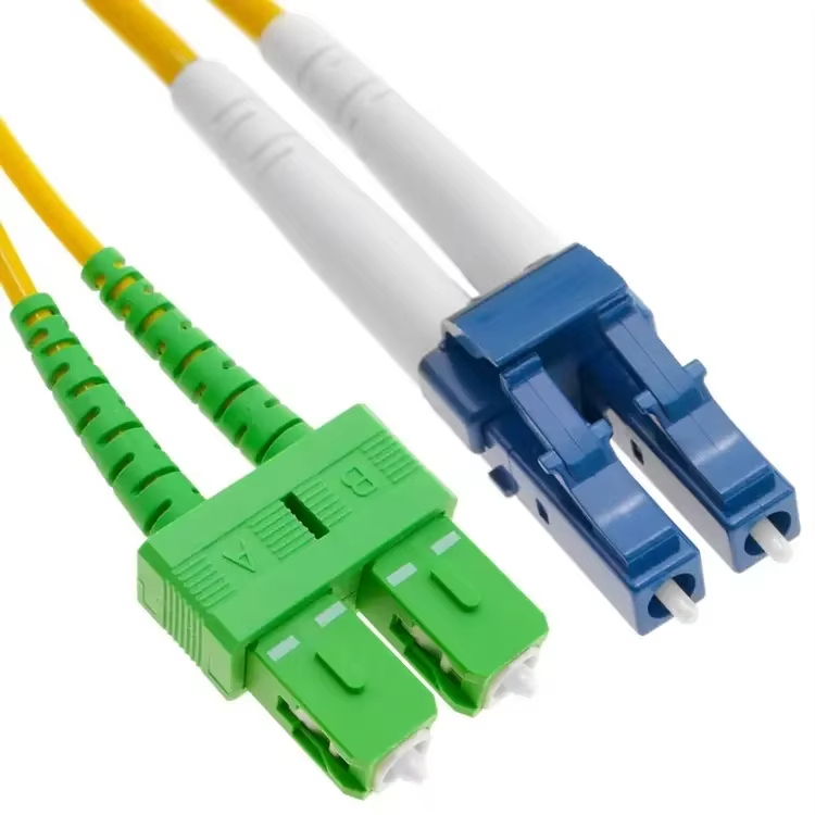 SC/APC-LC/UPC Fiber Patch Cord SM OS2 DX 2.0mm 3.0mm Fiber Optic Patch Cord