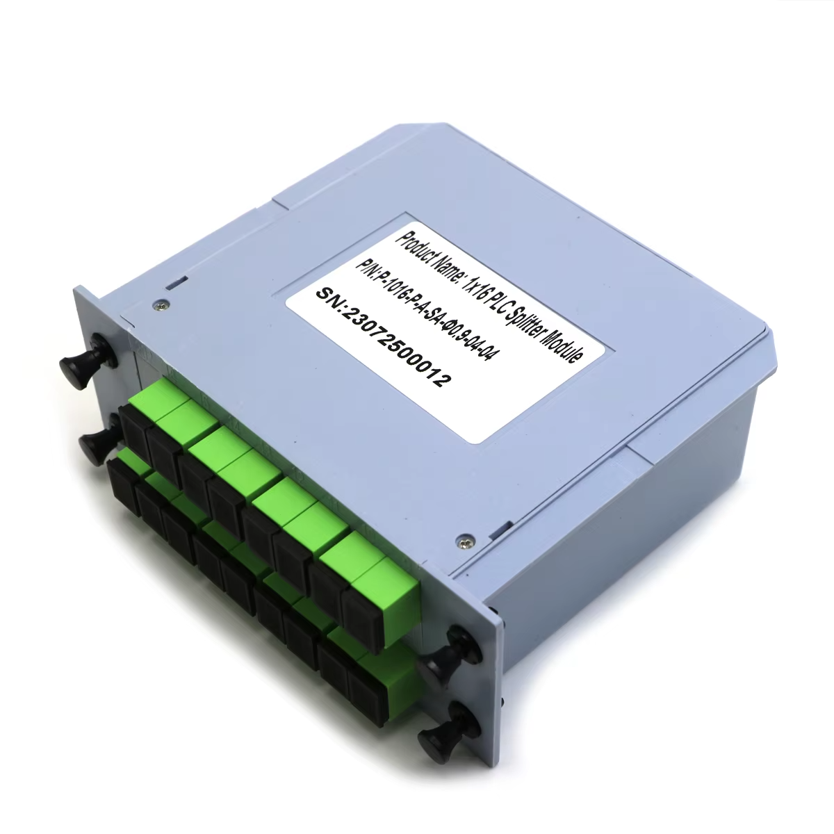 1 x 8 1 x 16 1 x 32 LC SC UPC APC Cassette Type ABS Box Insert PLC Fiber Optic Splitter