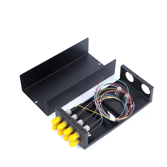 FTTH FTTB FTTX Network ST Desktop 8 Port Fiber Optic Terminal Box Wall Mounted Distribution Box