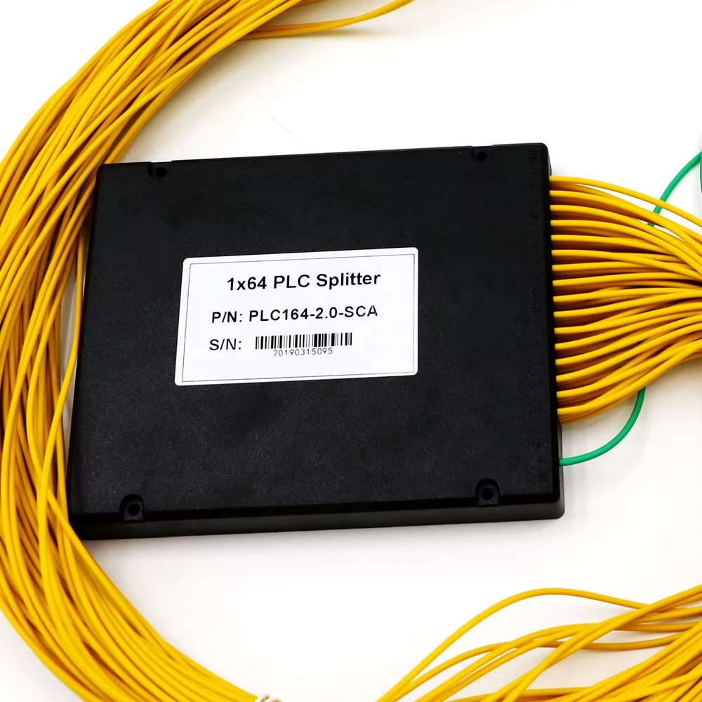 1 x 64 Single Mode SC/APC Fiber Optic PLC Fiber Splitter