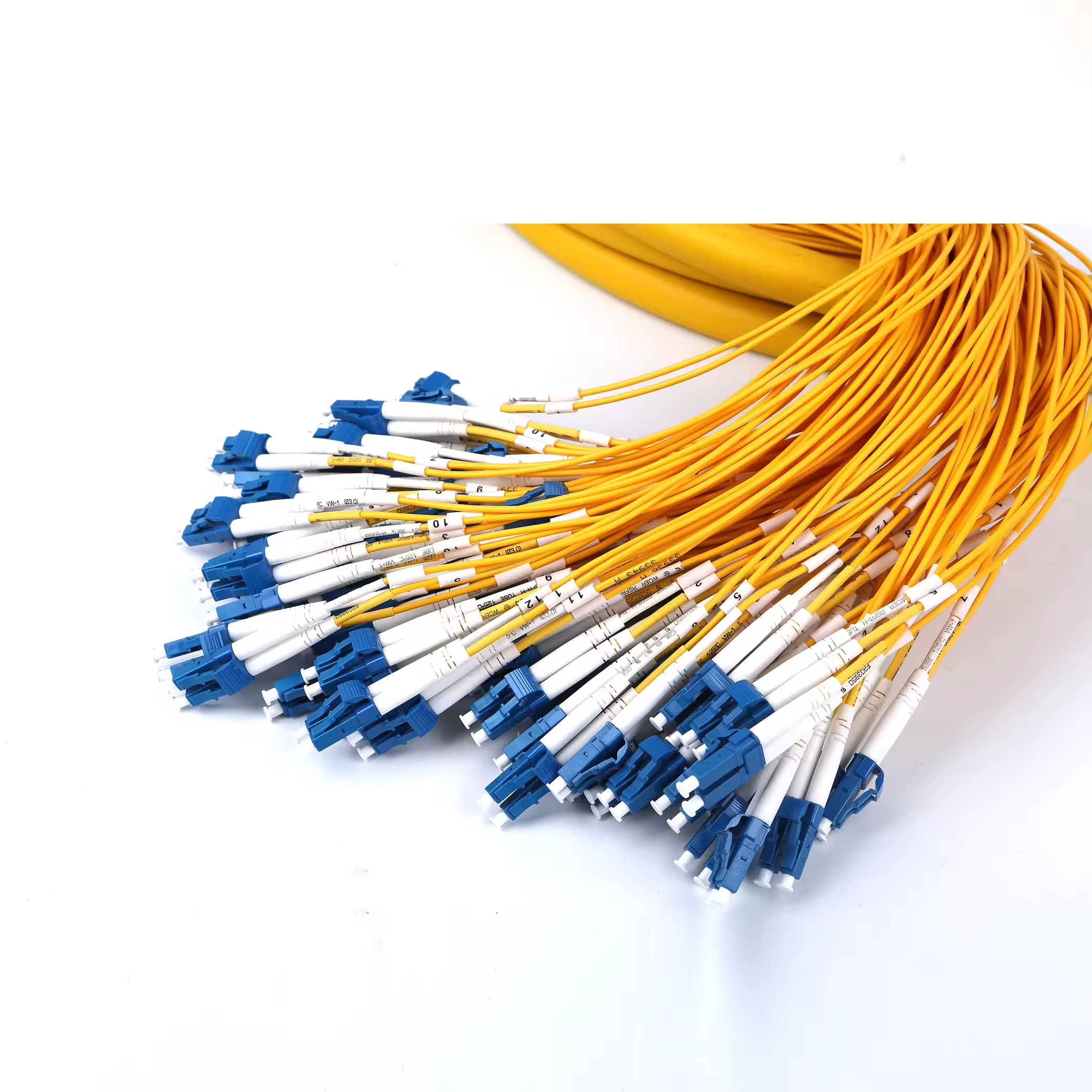 144 Core 5G Data Center MPO / MTP to LC UPC Single Mode Multi-core Fiber Optic Patch Cord