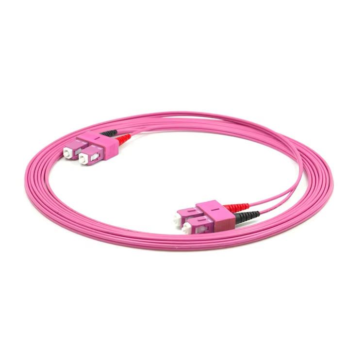 SC/LC Optical Garters Duplex Om4 Multimode Fiber Optic patch Cord