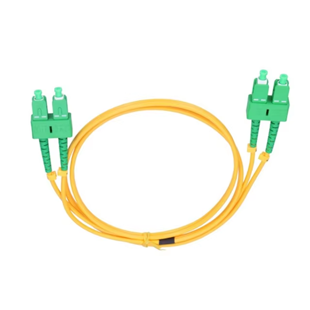 SC APC Fiber Patch Cord singlemode sm 9/125 os2 duplex 3.0mm duplex fiber Optic patch cord
