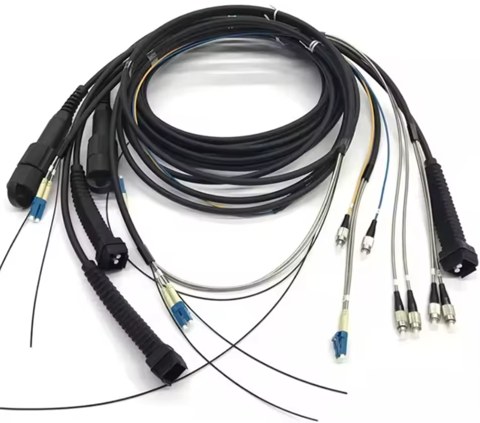 NSN Dual OS2 Outdoor Patch Cord FTTA Fiber To The Antenna Jumper 2 Cores LC to LC fiber patch cord