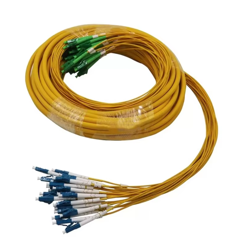 24 Fibres SM Indoor SC, LC, FC, ST Pre terminated Fiber Optic Breakout Unit Cable