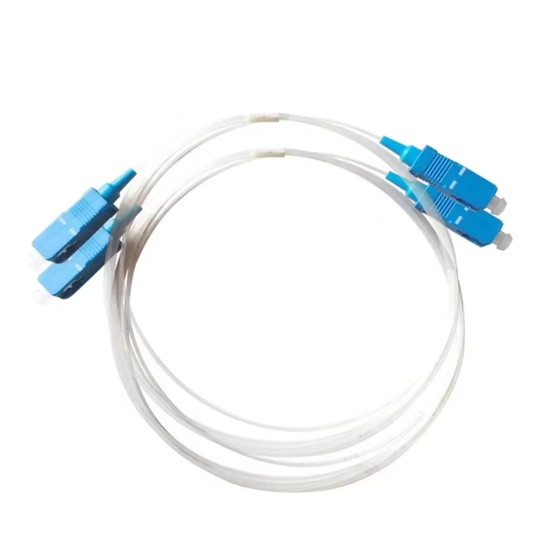 Invisible  SC to LC Fiber Patch Cord Simplex G657A1 G657A1 OS2 9/125um Single Mode Patch Cord Cable