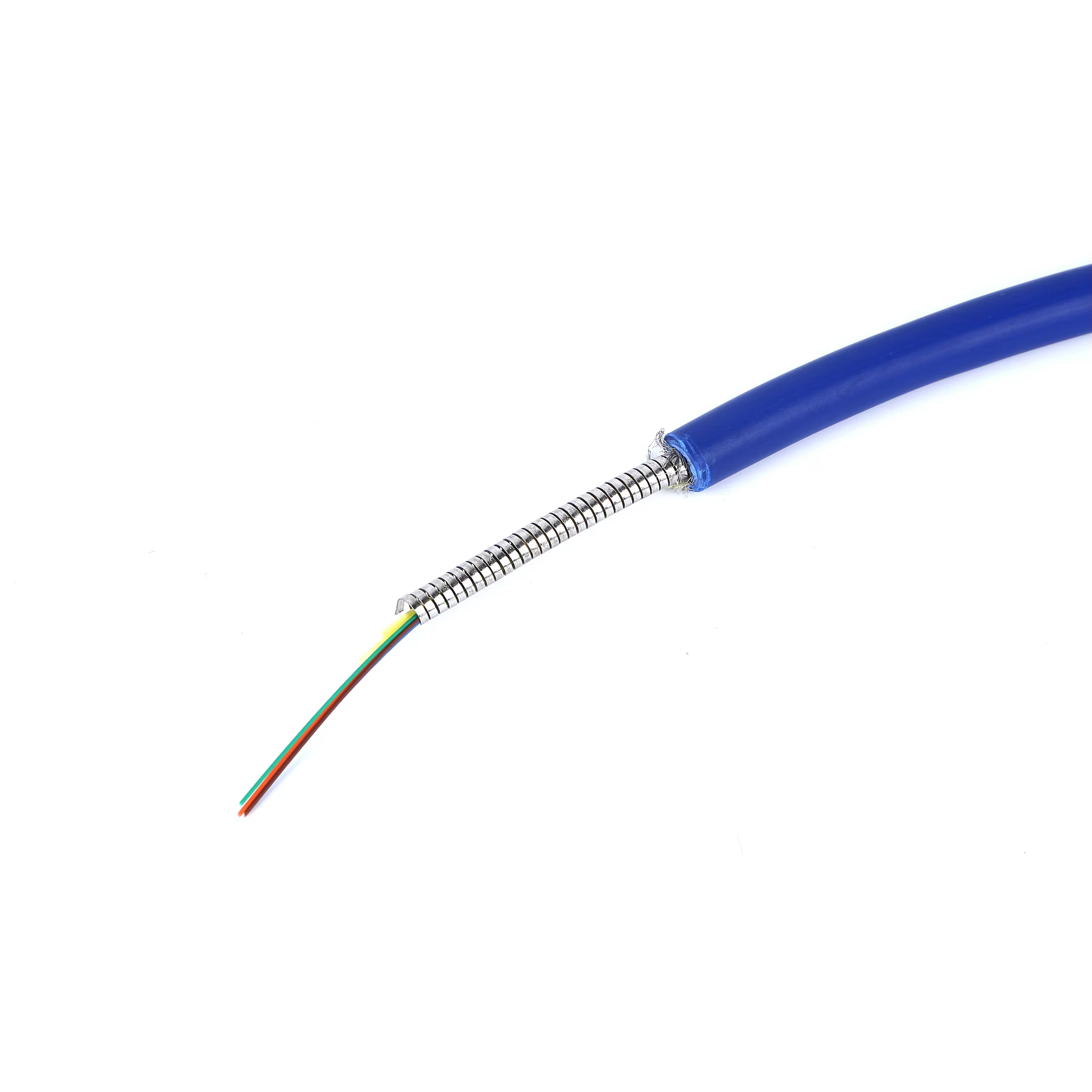 Armored ST Connector Fiber Optic Pigtail
