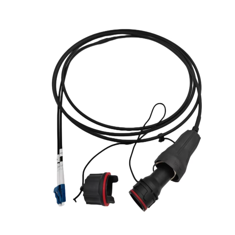 FTTA 5g Armored waterproof fiber patch cord sm om2 om3 OM4 OM5  cpri optical cable with LC/SC/FC/ST connector