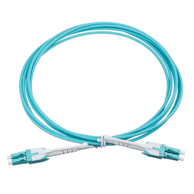 LC to LC Uniboot patch cord  OM3 10Gb Duplex Multimode Fiber Optic Cable