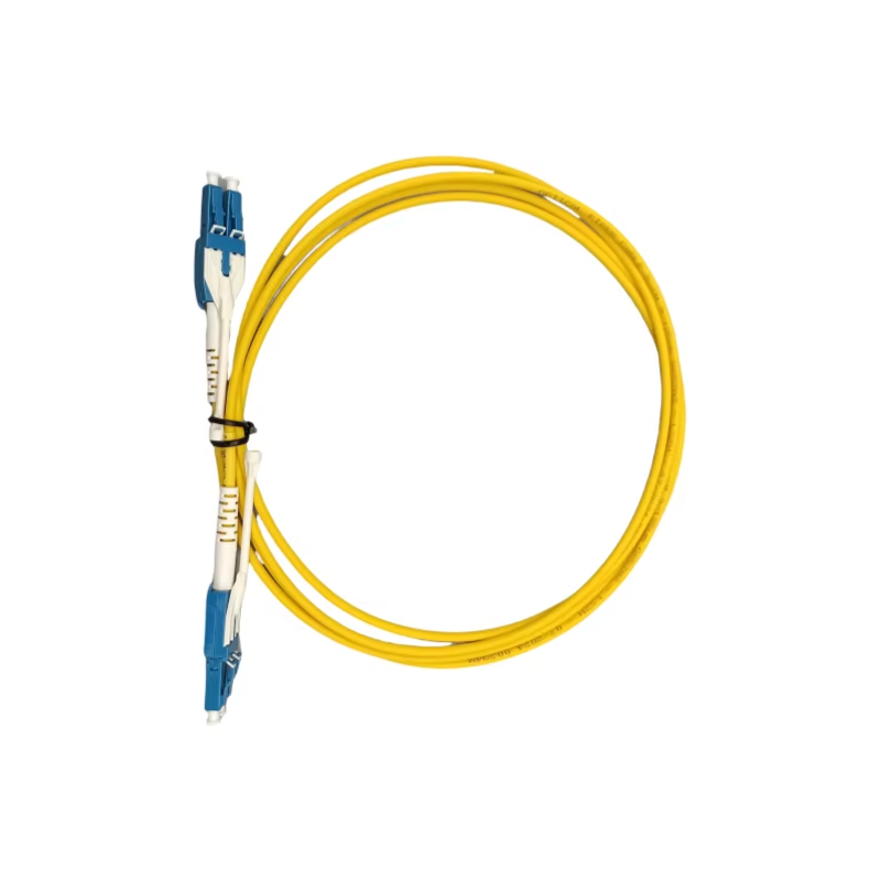 LC to LC fiber Patch cord ftth fibre jumper lc/upc-lc/upc sm g657a2 duplex 3.0mm lszh jacket 2m uniboot fiber patch cord