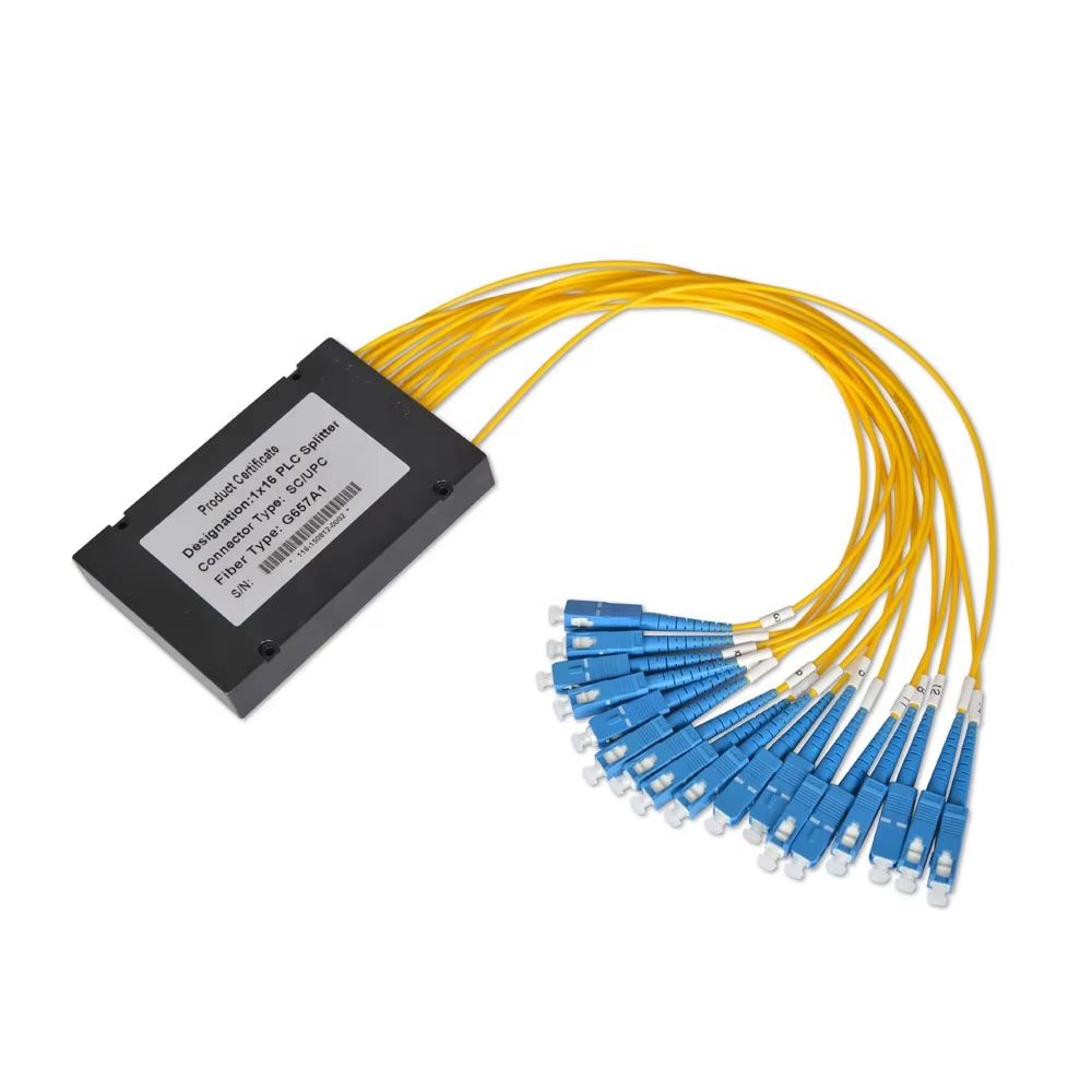 1 x 64 Single Mode SC/APC Fiber Optic PLC Fiber Splitter