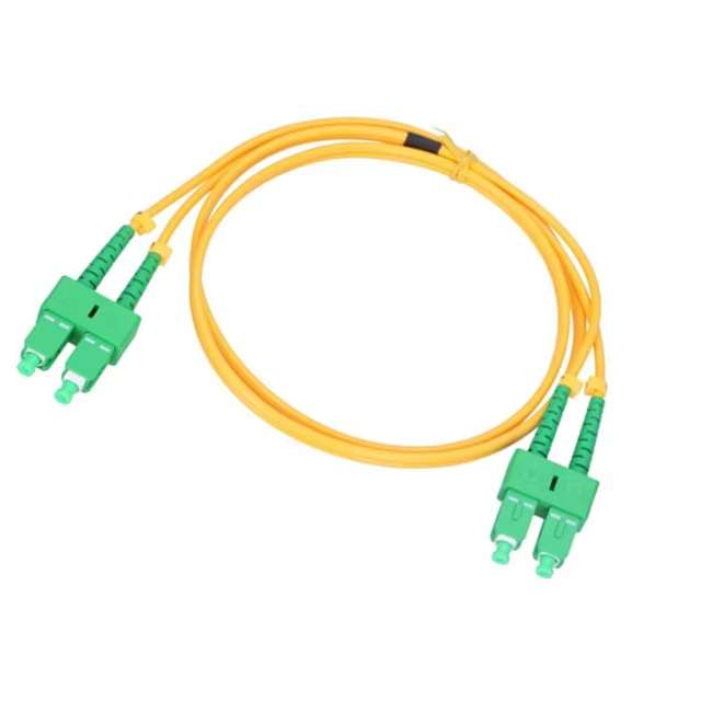 SC APC Fiber Patch Cord singlemode sm 9/125 os2 duplex 3.0mm duplex fiber Optic patch cord