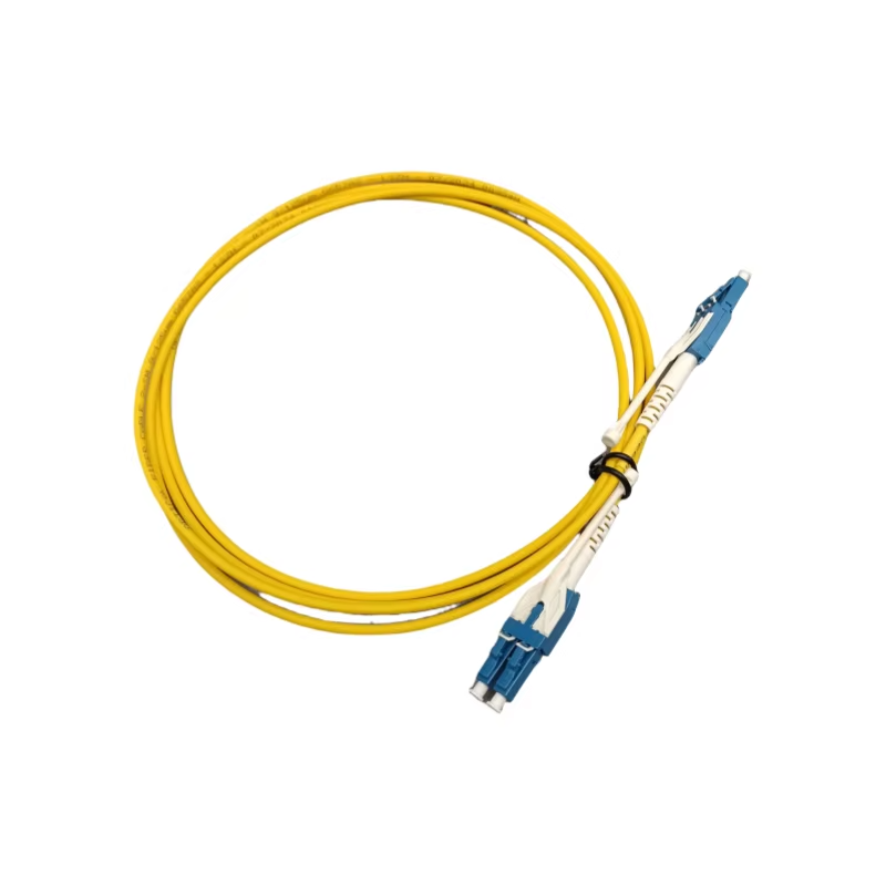 LC to LC fiber Patch cord ftth fibre jumper lc/upc-lc/upc sm g657a2 duplex 3.0mm lszh jacket 2m uniboot fiber patch cord