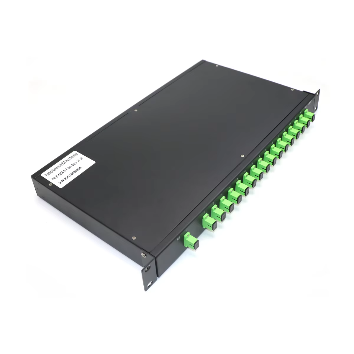 1*N / 2*N LGX Rack Mount Type Single-mode with or without Connector PLC Fiber Optic Splitter