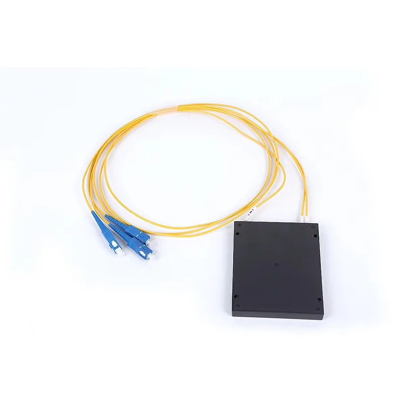 FTTH Passive Splitter 1×2, 1×4, 1×8, 1×16, 1×32, 1×64  SC connector ABS PLC Fiber Optic Splitter