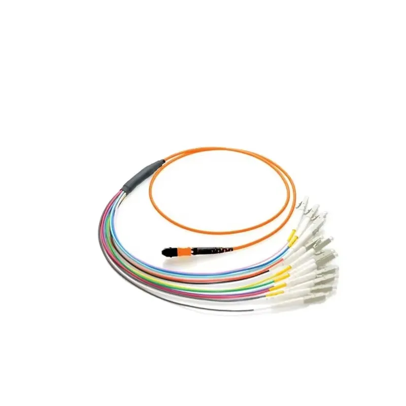MPO / MTP to LC loose tube Pre – Terminated cable OM2 breakout cable