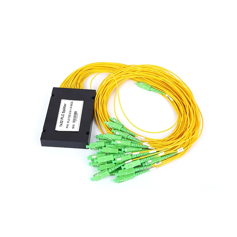 1*N / 2*N LGX Rack Mount Type Single-mode with or without Connector PLC Fiber Optic Splitter